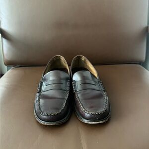 Sebago Brown Leather Penny Loafers Timeless Design